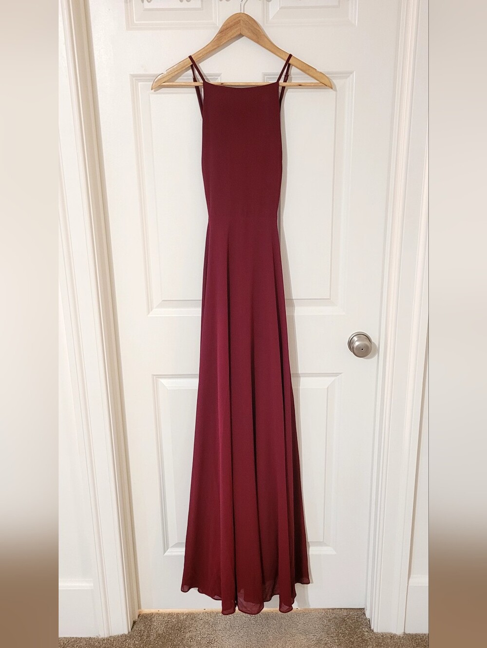 Mythical Kind of Love Wine Red Maxi Dress - Picture 5 of 10